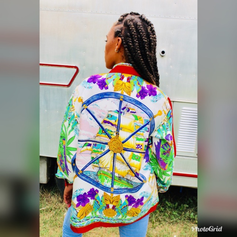 Jerri Sherman Silk Blouse SOLD🤑